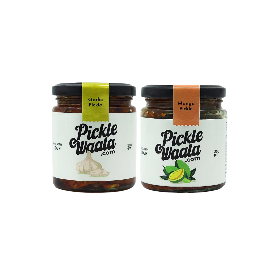 Mango Pickle + Garlic Pickle